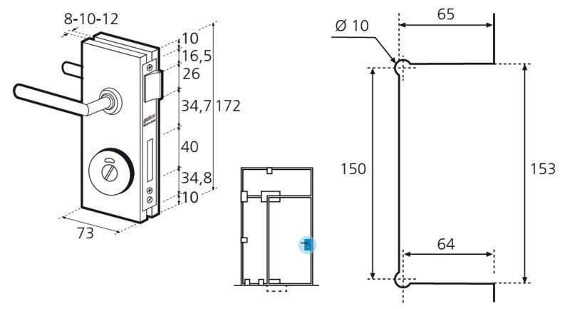 Planos técnicos Modelo G.0WC