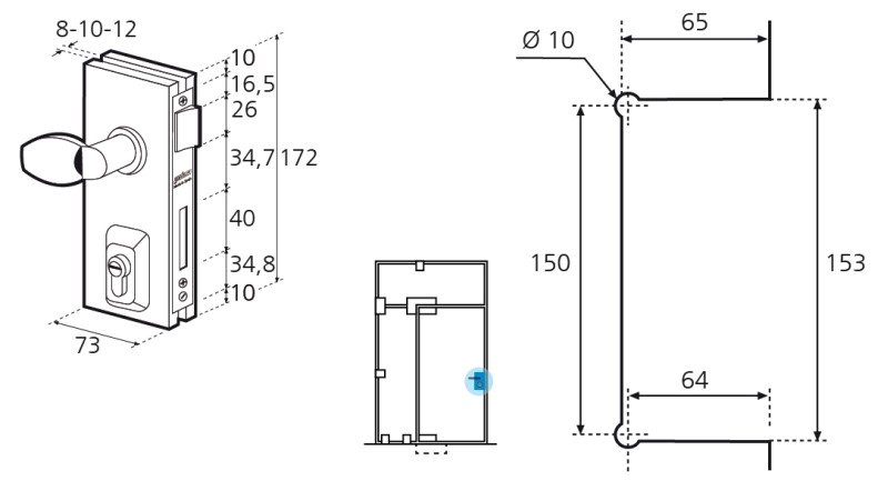 Planos técnicos Modelo GP.0NP